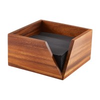 Acacia Wood Serviette Holder